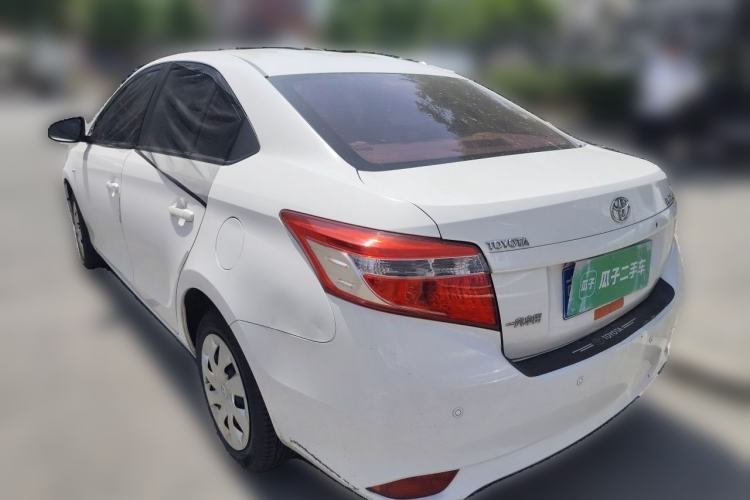 Used Toyota Vios 2014 1.3L Automatic Standard Edition Rear Left 45 Deg