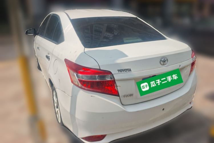 Used Toyota Vios 2014 1.3L Automatic Standard Edition Rear Left 45 Deg