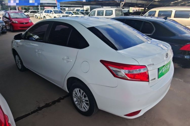 Used Toyota Vios 2014 1.3L Manual Xiang Edition Rear Left 45 Deg