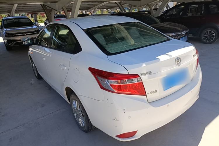 Used Toyota Vios 2014 1.3L Manual Xiang Edition Rear Left 45 Deg