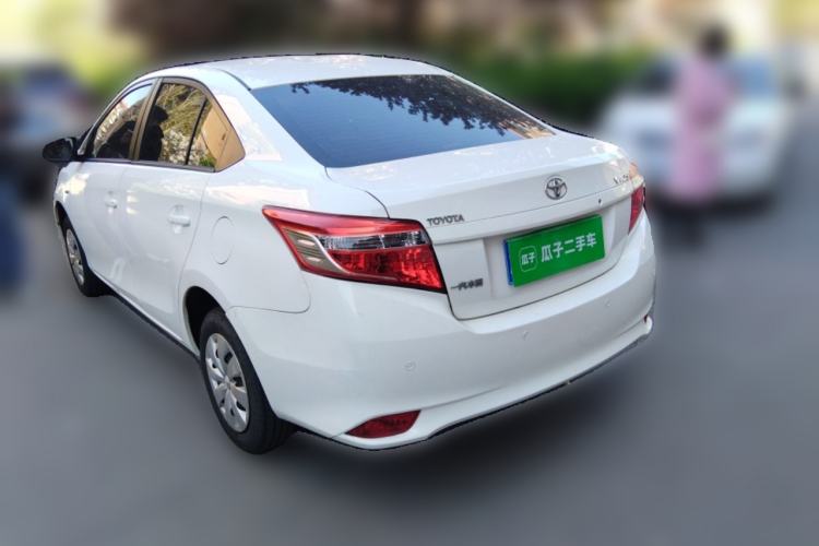Used Toyota Vios 2014 1.3L Manual Value Edition Rear Left 45 Deg