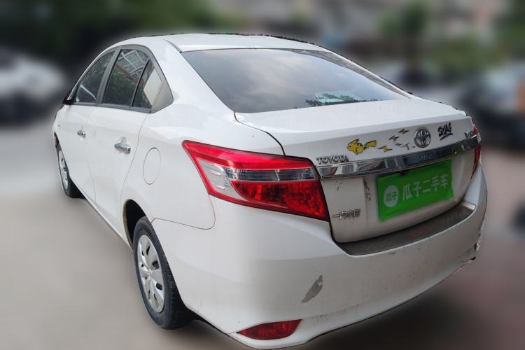 Used Toyota Vios 2014 1.3L Manual Value Edition Rear Left 45 Deg