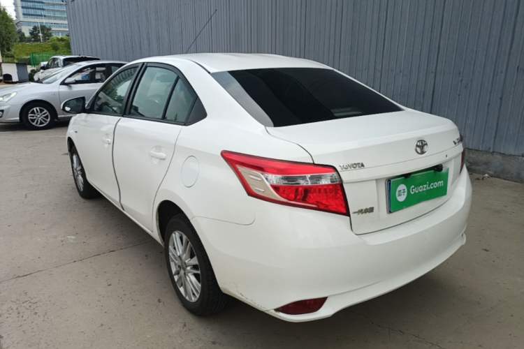 Used Toyota Vios 2014 1.3L Automatic Standard Edition Rear Left 45 Deg