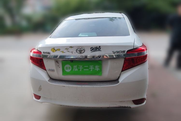 Used Toyota Vios 2014 1.3L Manual Value Edition Rear