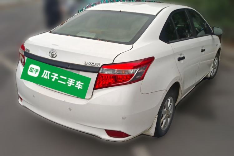 Used Toyota Vios 2014 1.3L Manual Value Edition Rear Right 45 Deg