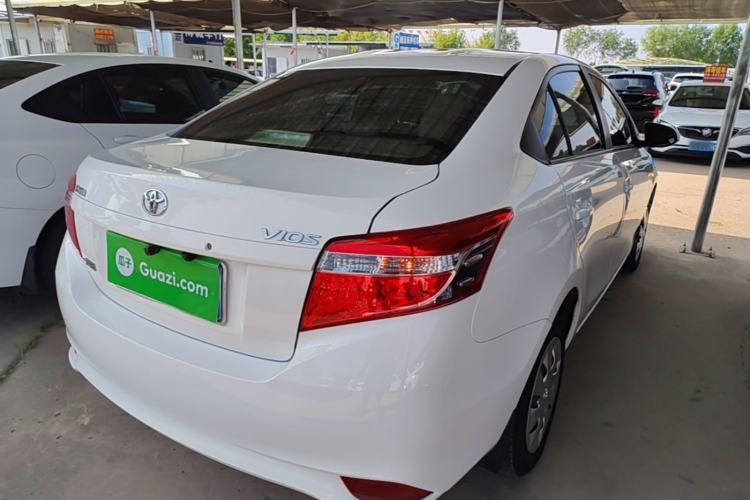 Used Toyota Vios 2014 1.3L Automatic Standard Edition Rear Right 45 Deg