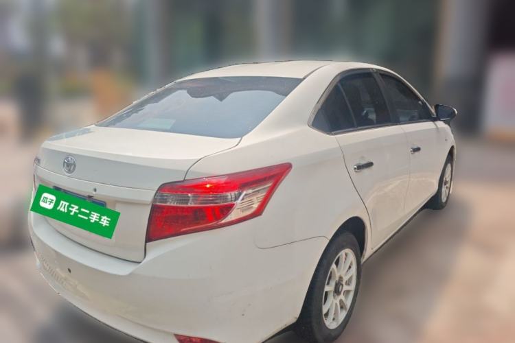 Used Toyota Vios 2014 1.3L Automatic Standard Edition Rear Right 45 Deg