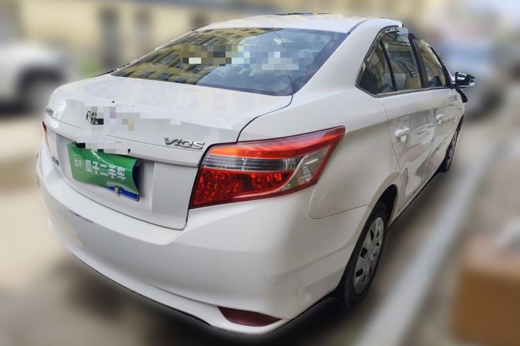 Used Toyota Vios 2014 1.5L Automatic ZhiZhen Edition Rear Right 45 Deg