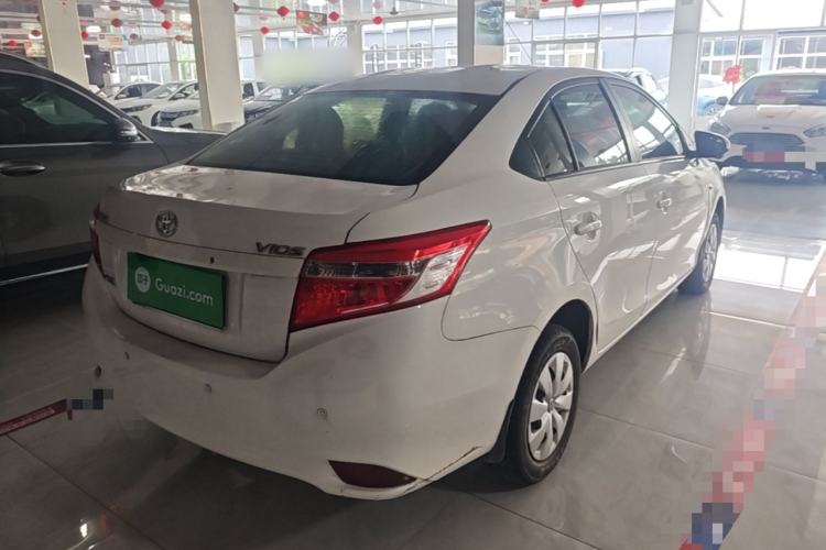 Used Toyota Vios 2014 1.3L Manual Xiang Edition Rear Right 45 Deg