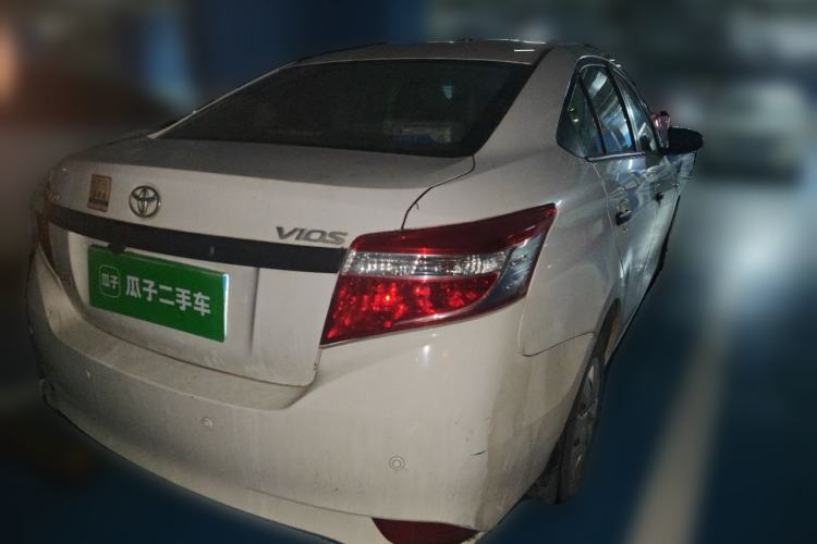 Used Toyota Vios 2014 1.3L Manual Value Edition Rear Right 45 Deg