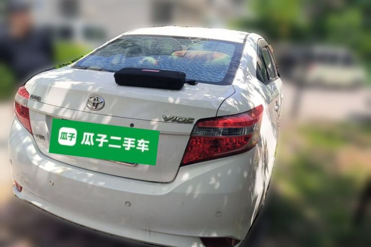 Used Toyota Vios 2014 1.3L Manual Value Edition Rear Right 45 Deg