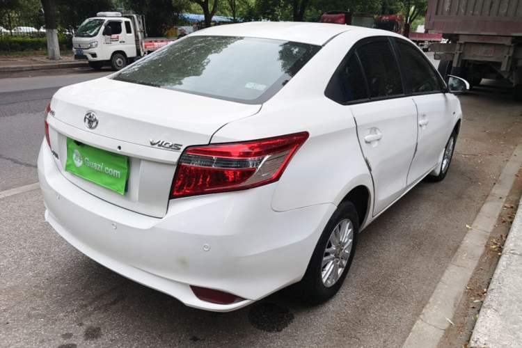 Used Toyota Vios 2014 1.3L Manual Xiang Edition Rear Right 45 Deg