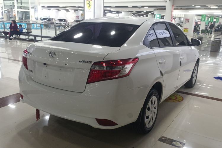 Used Toyota Vios 2014 1.3L Automatic Standard Edition Rear Right 45 Deg