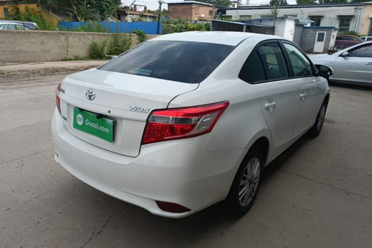 Used Toyota Vios 2014 1.3L Automatic Standard Edition Rear Right 45 Deg