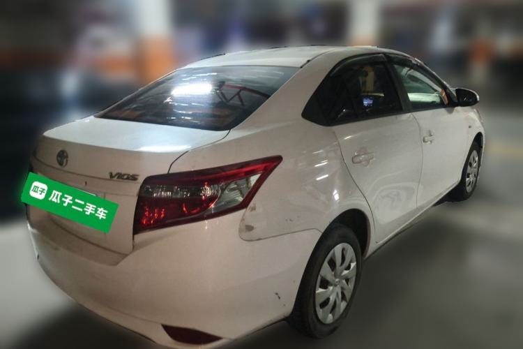 Used Toyota Vios 2014 1.3L Automatic Standard Edition Rear Right 45 Deg