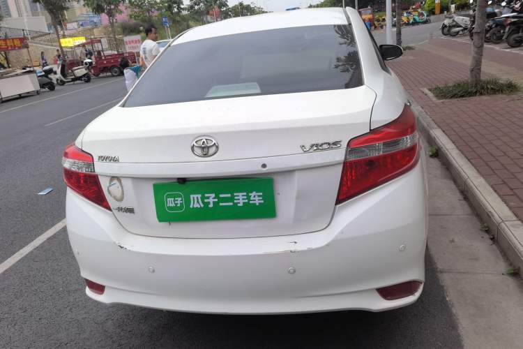 Used Toyota Vios 2014 1.5L Automatic ZhiShang Edition Rear