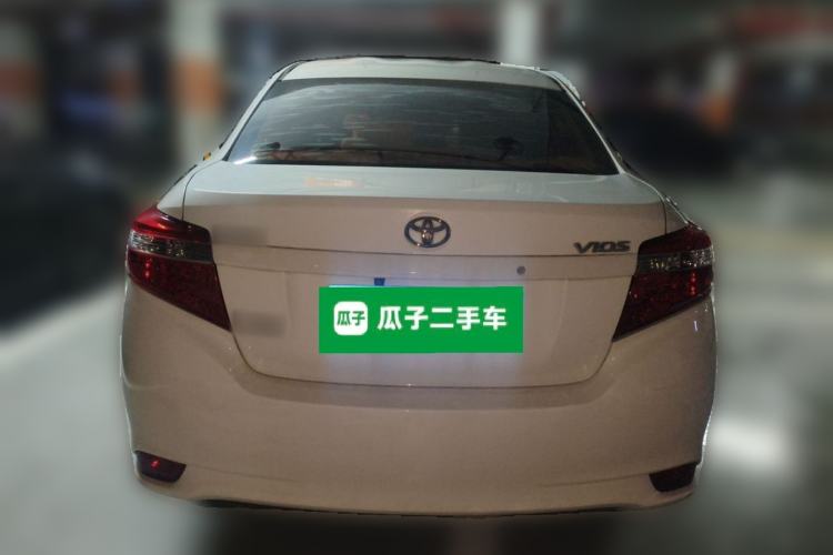 Used Toyota Vios 2014 1.3L Automatic Standard Edition Rear