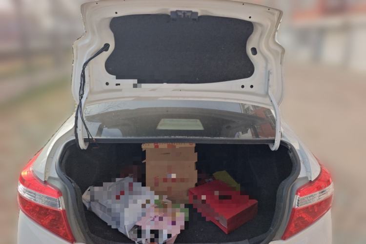 Used Toyota Vios 2014 1.3L Automatic Standard Edition Trunk