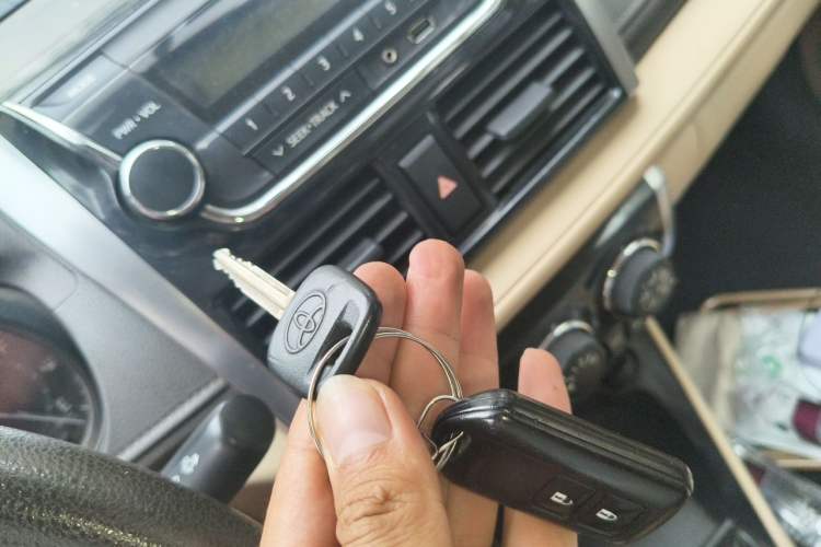 Used Toyota Vios 2014 1.3L Manual Xiang Edition Vehicle Key