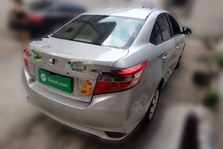 Used Toyota Vios 2015 1.5L Automatic ZhiZun Starlight Edition Rear Right 45 Deg