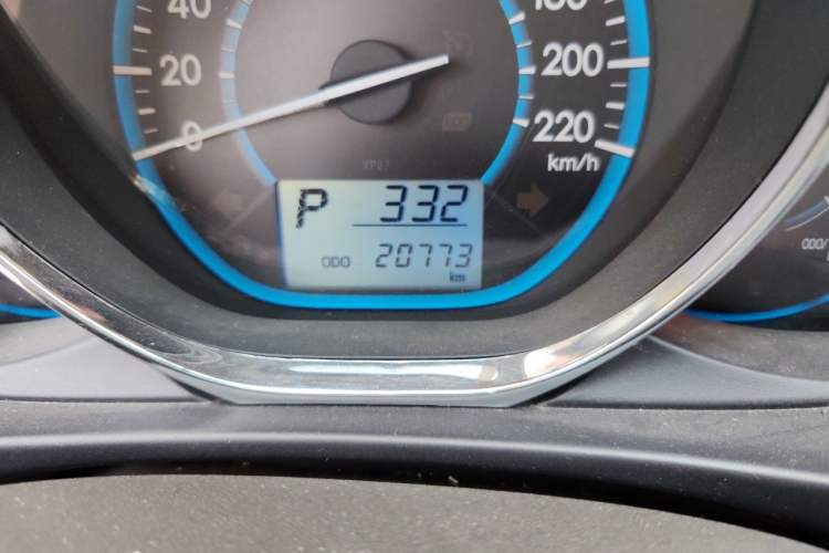 Used Toyota Vios 2016 1.5L Automatic ZhiZhen Xingyao Edition Odometer Close Up