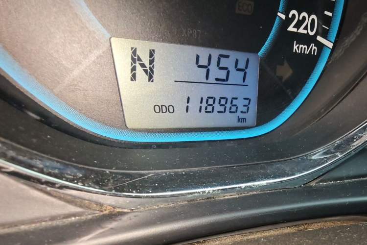 Used Toyota Vios 2016 1.5L Automatic ZhiZhen Xingyao Edition Odometer Close Up