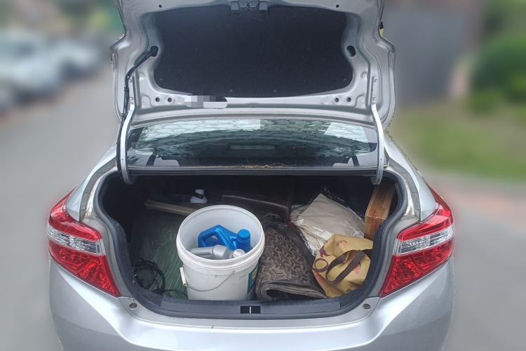 Used Toyota Vios 2016 1.5L Automatic ZhiZhen Xingyao Edition Trunk