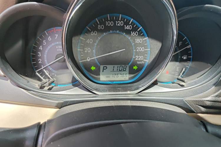 Used Toyota Vios 2016 1.5L Automatic ZhiZhen Xingyao Edition Odometer Close Up