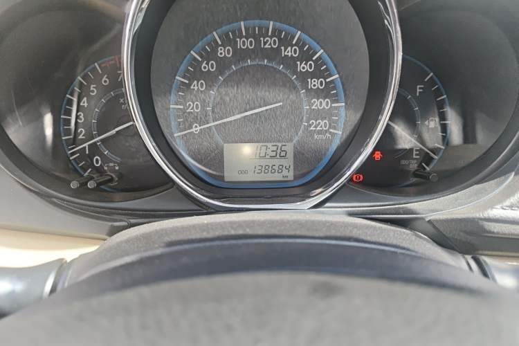 Used Toyota Vios 2016 1.5L Manual ZhiZhen Xingyao Edition Odometer Close Up