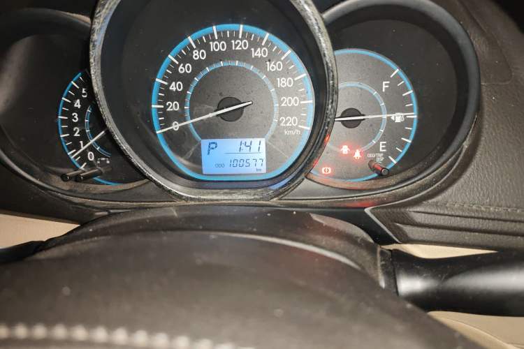 Used Toyota Vios 2016 1.5L Automatic ZhiZhen Xingyao Edition Odometer Close Up