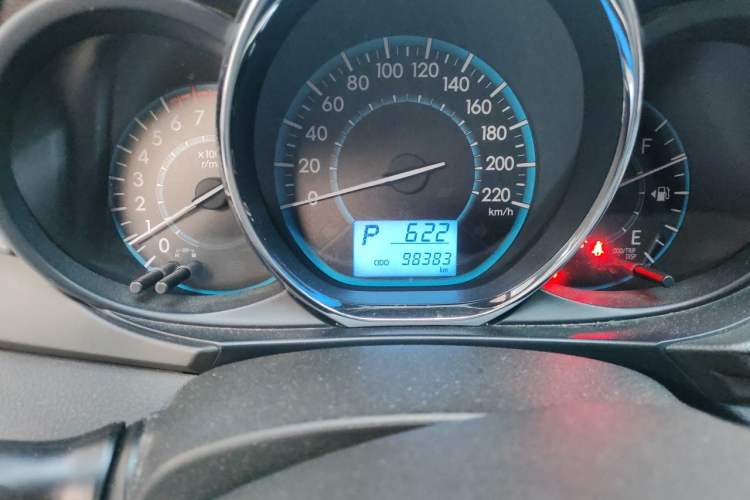 Used Toyota Vios 2016 1.5L Automatic ZhiZhen Xingyao Edition Odometer Close Up