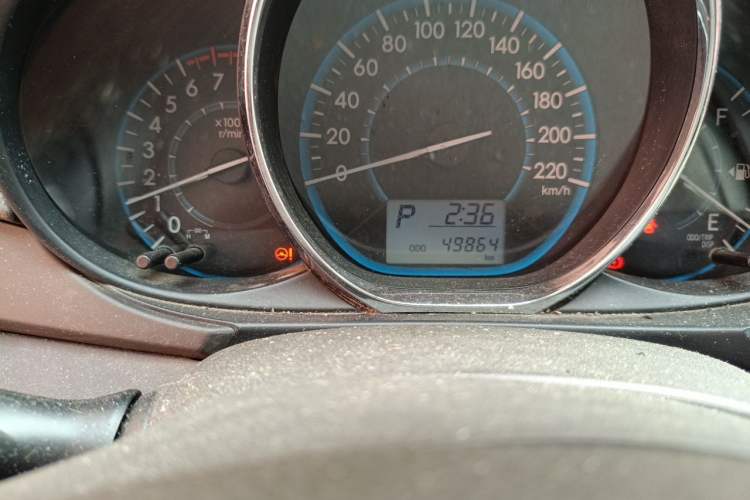 Used Toyota Vios 2016 1.5L Automatic ZhiZhen Xingyao Edition Odometer Close Up