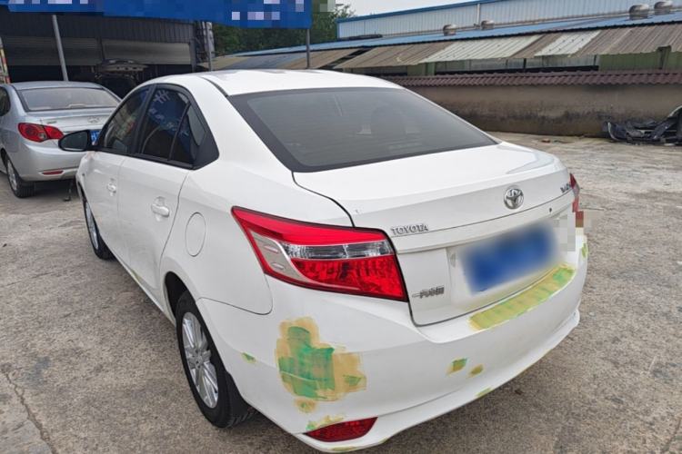 Used Toyota Vios 2016 1.5L Automatic ZhiZhen Xingyao Edition Rear Left 45 Deg