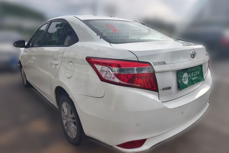 Used Toyota Vios 2016 1.5L Automatic ZhiZhen Xingyao Edition Rear Left 45 Deg
