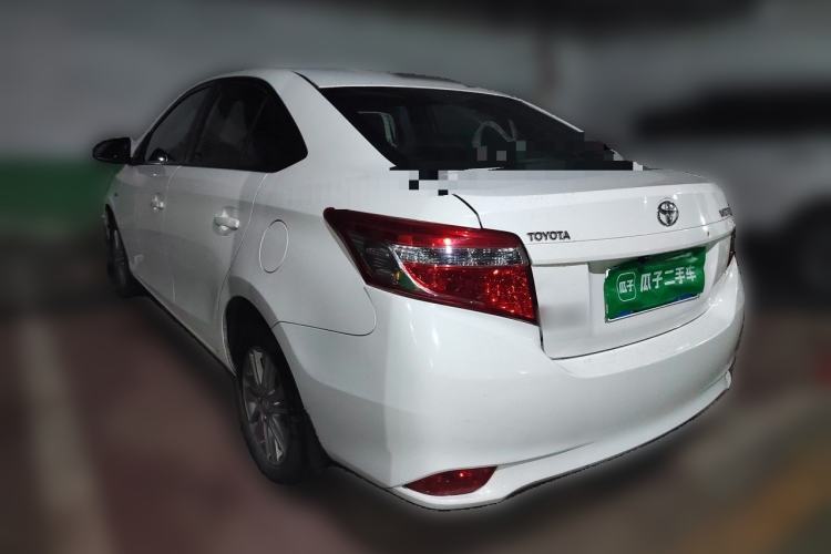 Used Toyota Vios 2016 1.5L Automatic ZhiZhen Xingyao Edition Rear Left 45 Deg