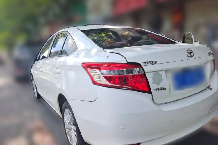 Used Toyota Vios 2016 1.5L Automatic ZhiZhen Xingyao Edition Rear Left 45 Deg