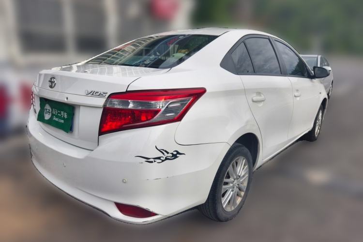 Used Toyota Vios 2016 1.5L Automatic ZhiZhen Xingyao Edition Rear Right 45 Deg
