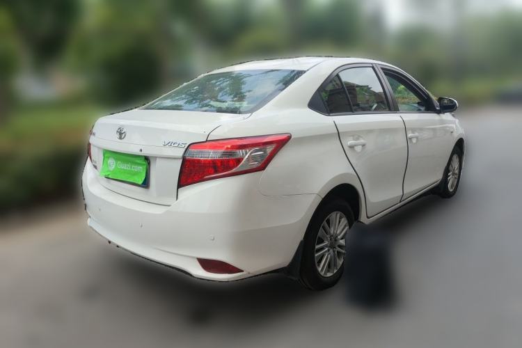 Used Toyota Vios 2016 1.5L Automatic ZhiZhen Xingyao Edition Rear Right 45 Deg