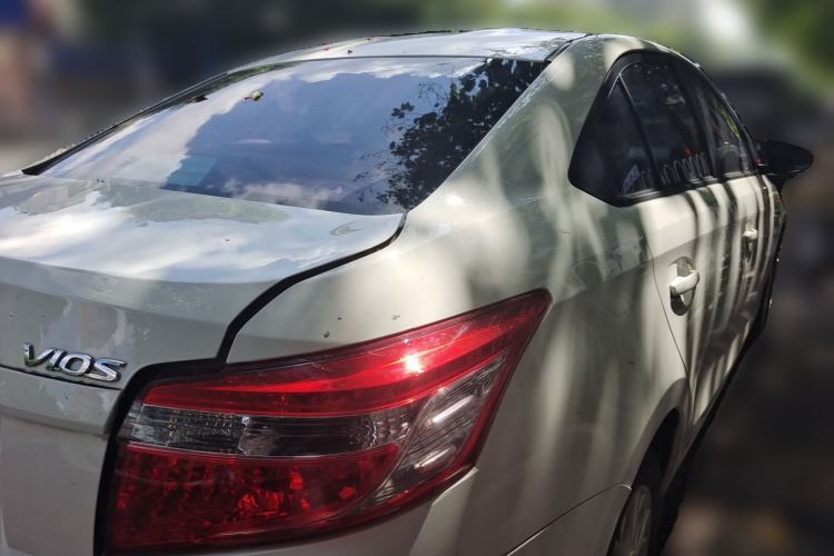 Used Toyota Vios 2016 1.5L Automatic ZhiZhen Xingyao Edition Rear Right 45 Deg