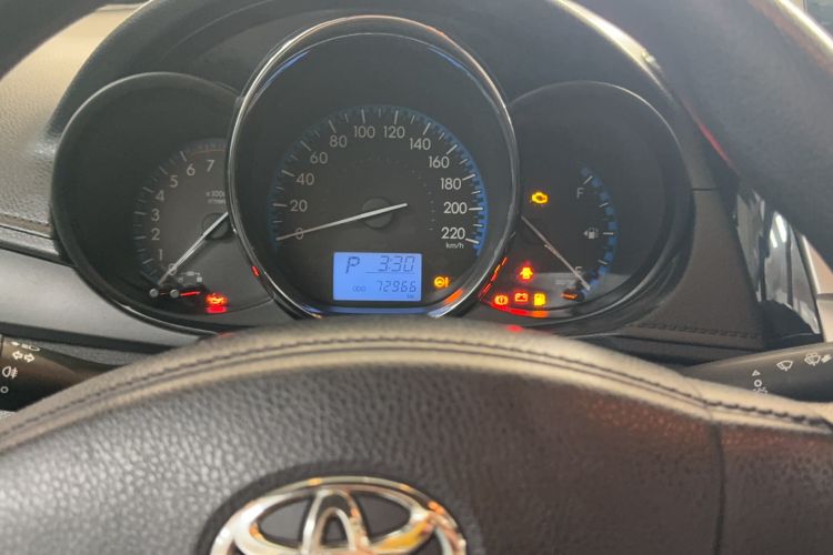 Used Toyota Vios 2017 1.5L CVT Innovation Edition Odometer Close Up