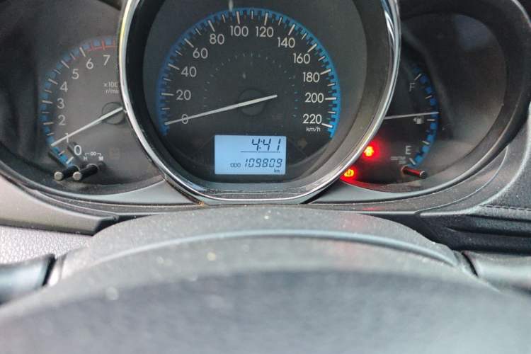 Used Toyota Vios 2017 1.5L Manual Smart Drive Edition Odometer Close Up