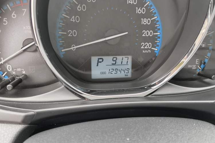 Used Toyota Vios 2017 1.5L CVT Innovation Edition Odometer Close Up