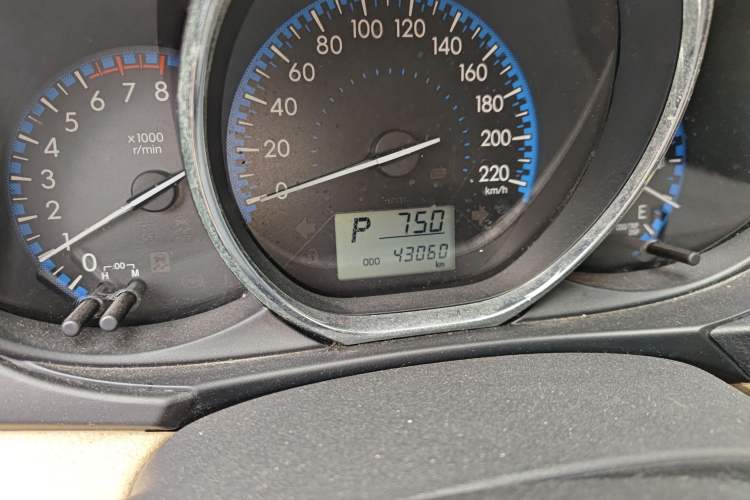 Used Toyota Vios 2017 1.5L CVT Innovation Edition Odometer Close Up
