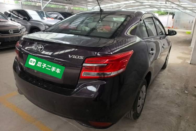 Used Toyota Vios 2017 1.3L Manual Rui Xing Edition Rear Right 45 Deg