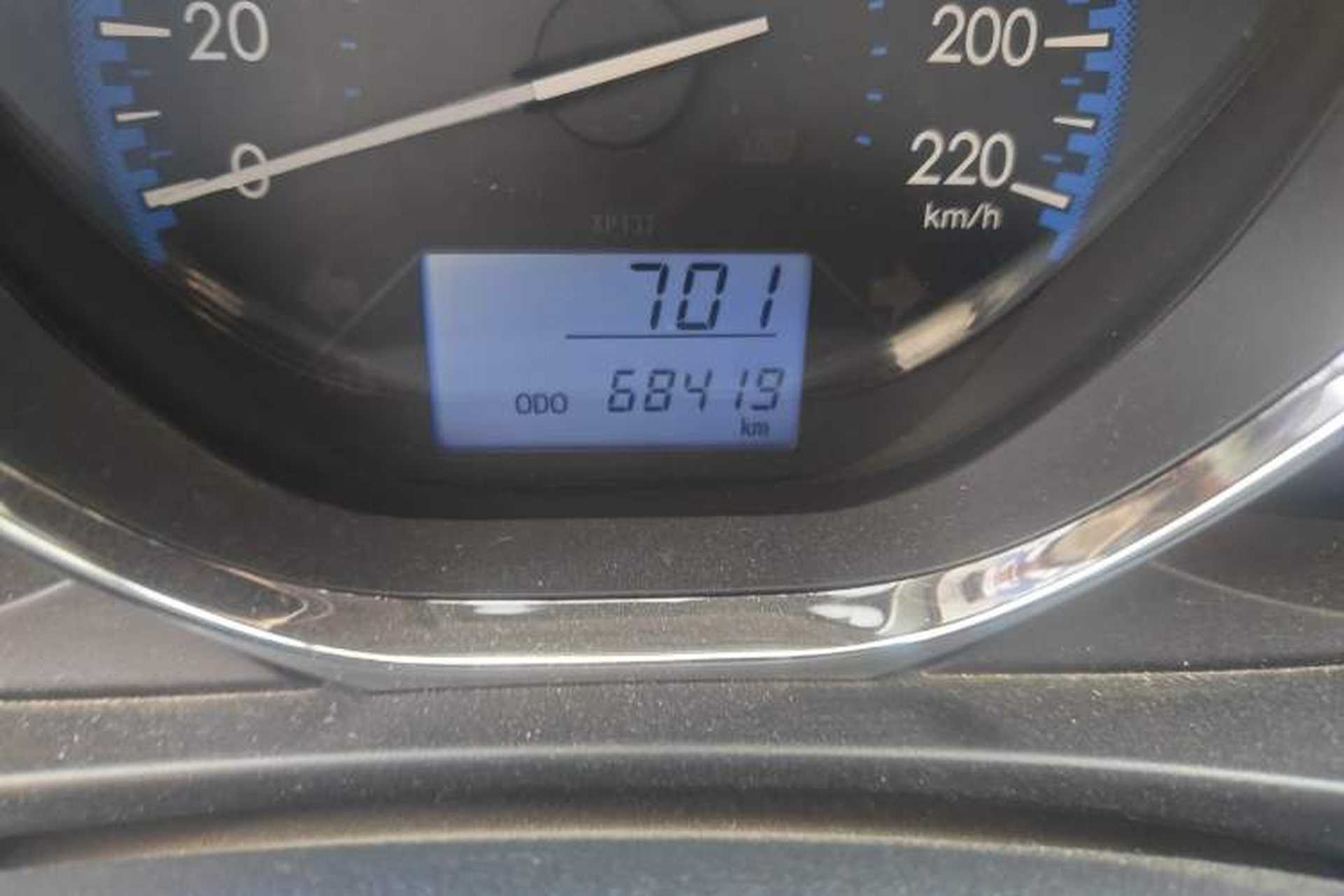 Used Toyota Vios 2017 1.5L Manual Trend Edition Odometer Close Up