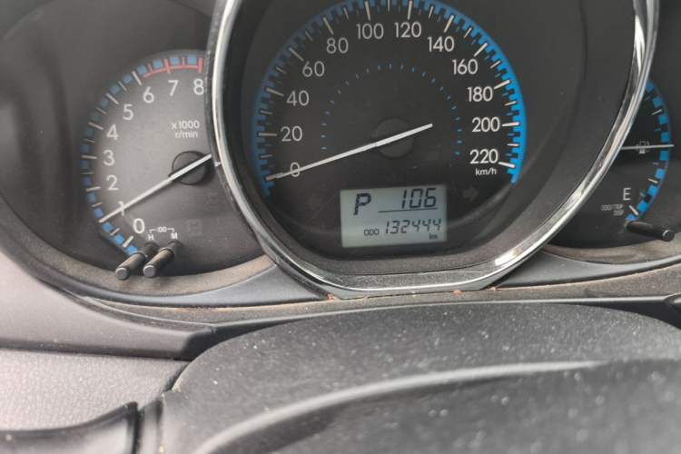 Used Toyota Vios 2017 1.5L CVT Innovation Edition Odometer Close Up