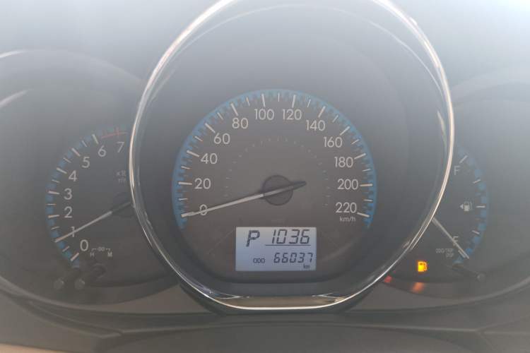 Used Toyota Vios 2017 1.5L CVT Innovation Edition Odometer Close Up