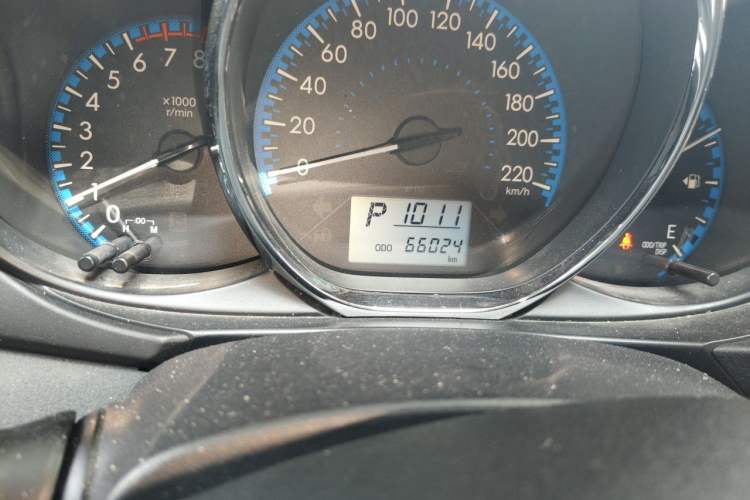 Used Toyota Vios 2017 1.5L CVT Innovation Edition Odometer Close Up