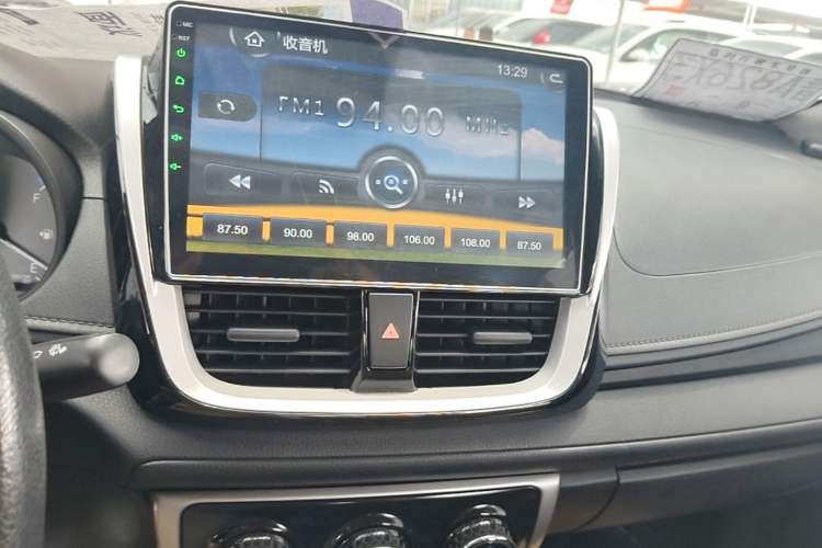 Used Toyota Vios 2017 1.3L CVT Sharp Edition Audio And AC Panel