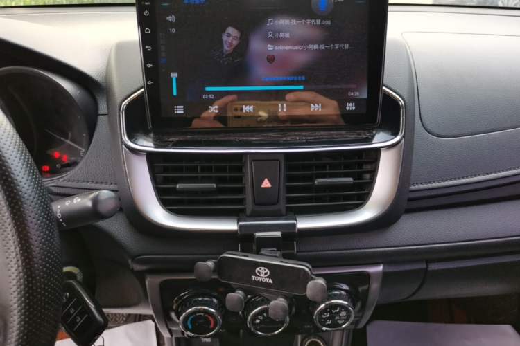 Used Toyota Vios 2017 1.5L CVT Innovation Edition Audio And AC Panel